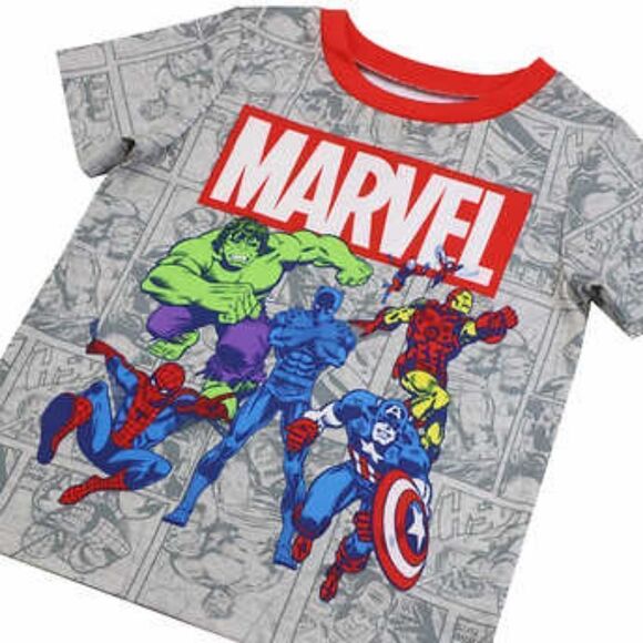 Marvel Kids' 4-piece PJ Set - Picture 3 of 6
